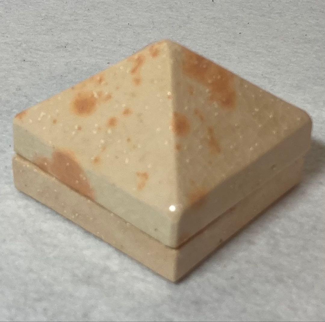 B322h 「元伯好 兜巾香合」八坂焼　共箱　香道具　茶道具