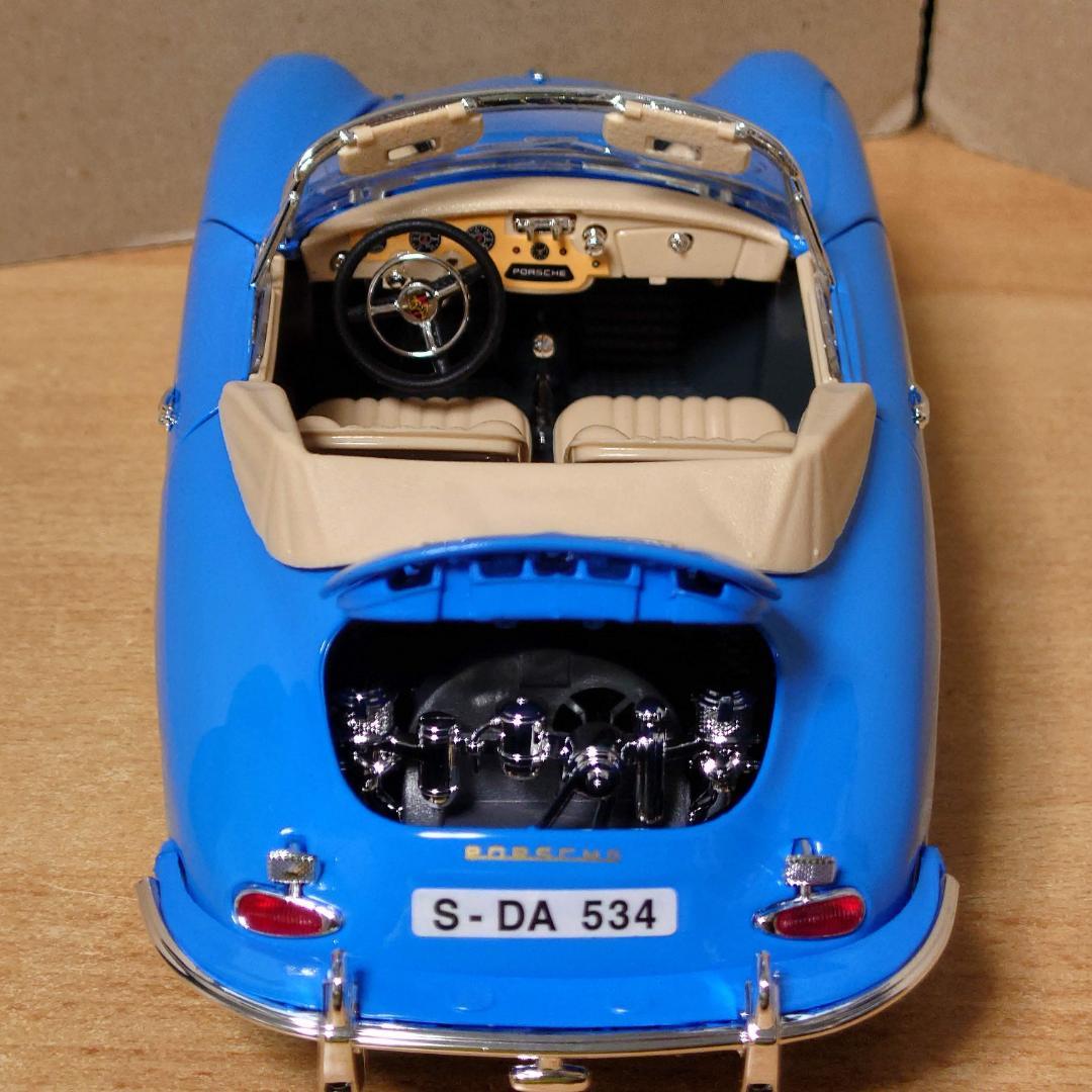 1/18 ポルシェ356B オープン ブルー PORSCHE 356B 1961