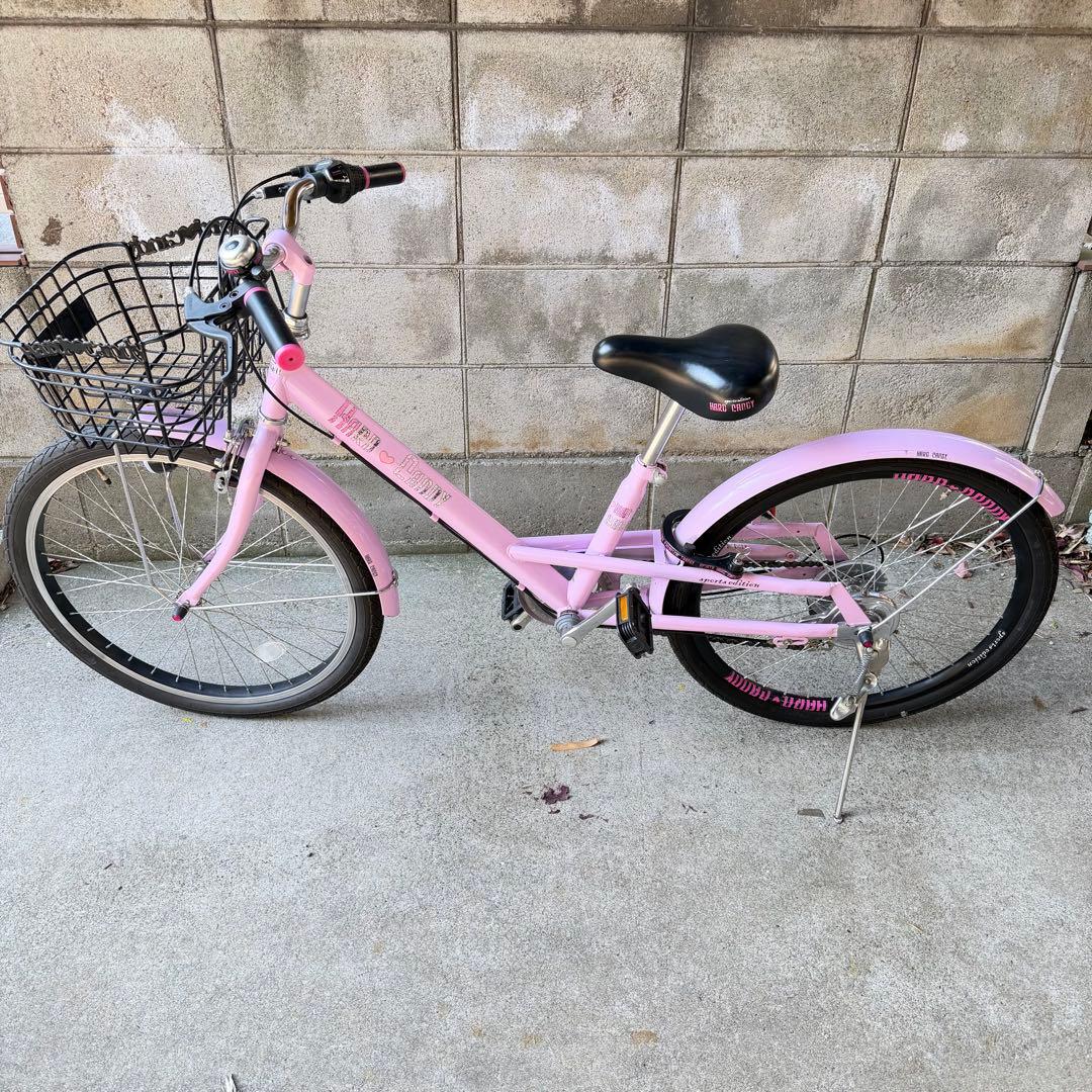 ​【美品・室内保管】女の子 24インチ 自転車 直接引取限定