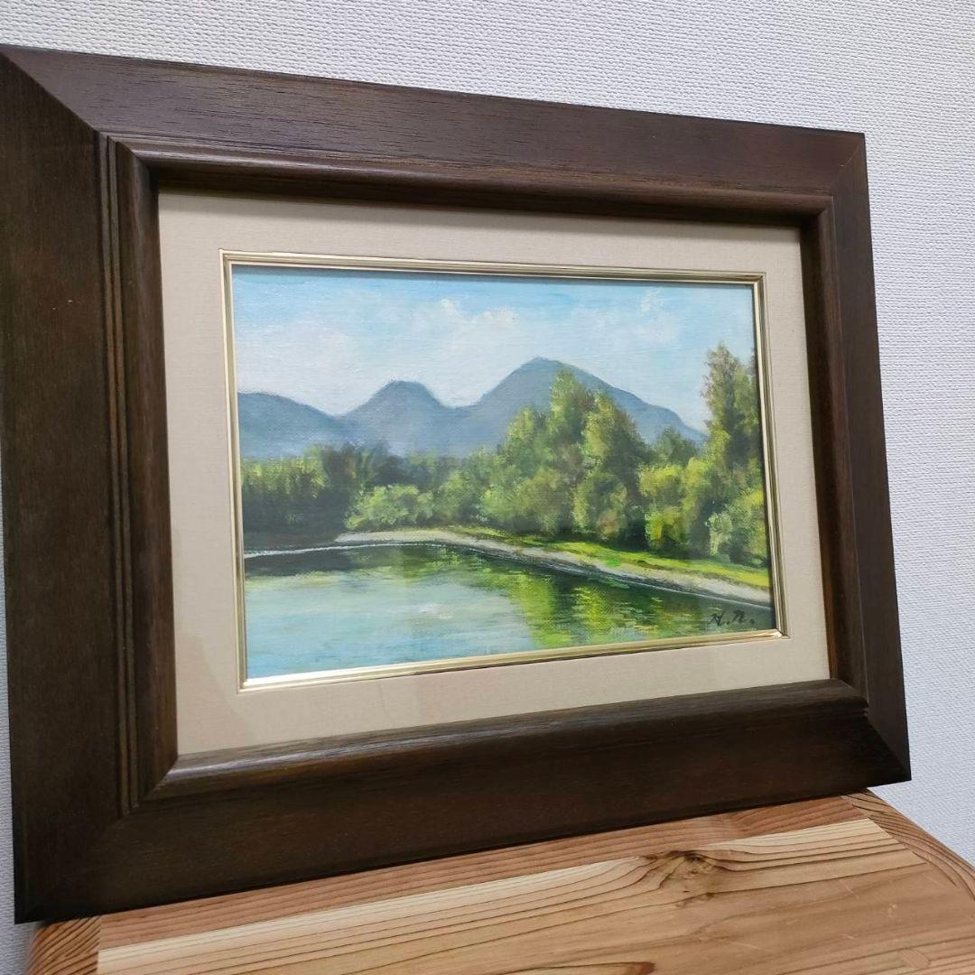 風景画　油絵　中島裕司