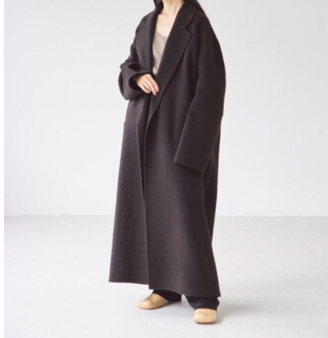 【近年✨大きなポッケ】TODAYFULウールオーバーコート ロング黒トゥデイフル