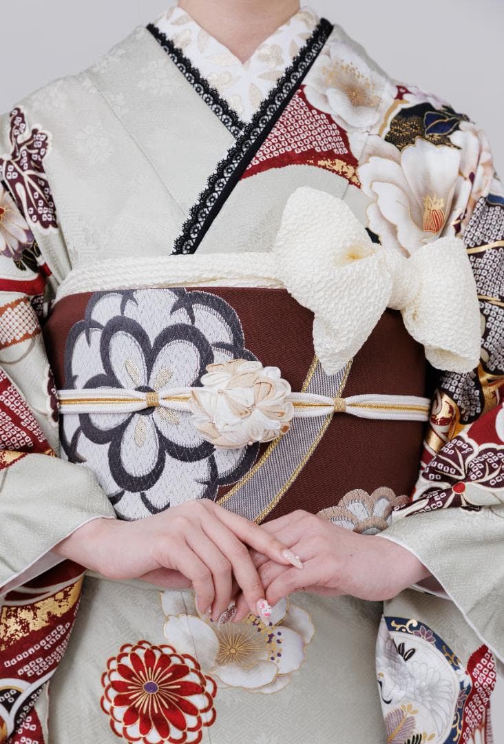 ≪美品≫正絹　振袖9点フルセット【823】【155cm~165cmの方用】