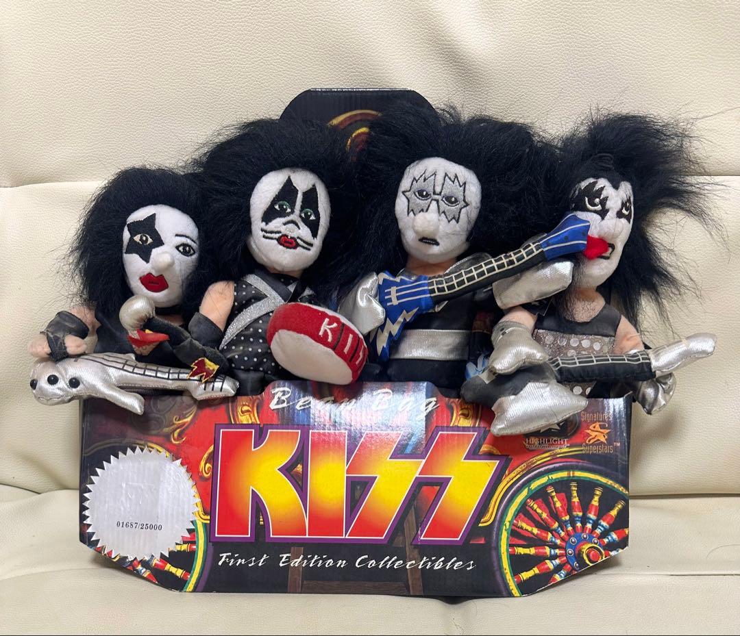 KISSレア希少1999年製 バンドメンバー ぬいぐるみ4体セット