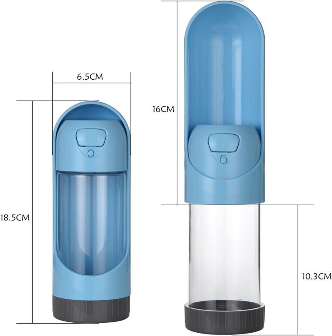 清潔な水を❣️炭フィルター✨ポータブルペット犬水ボトル飲料