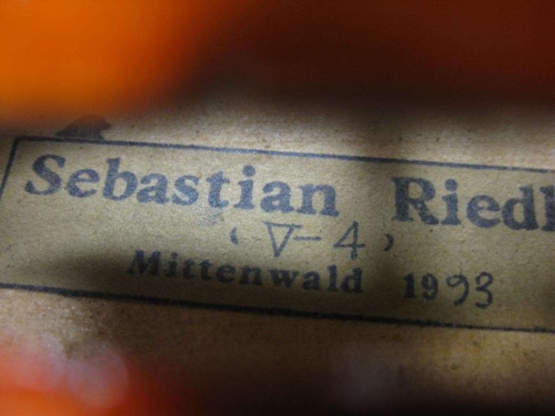 【良虎杢ドイツ製】 Sebastian Riedl バイオリン 4/4 セット