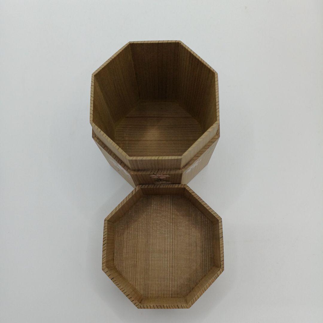 茶道具　なつめ　神代杉　しだれ桜蒔絵　八角茶器　中林星山作　茶器