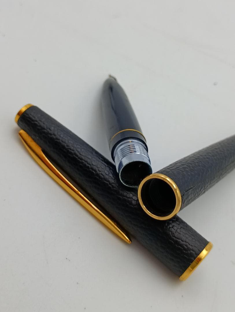 PILOT　パイロット　万年筆　カスタム　革巻き　18K　750　細字　レトロ