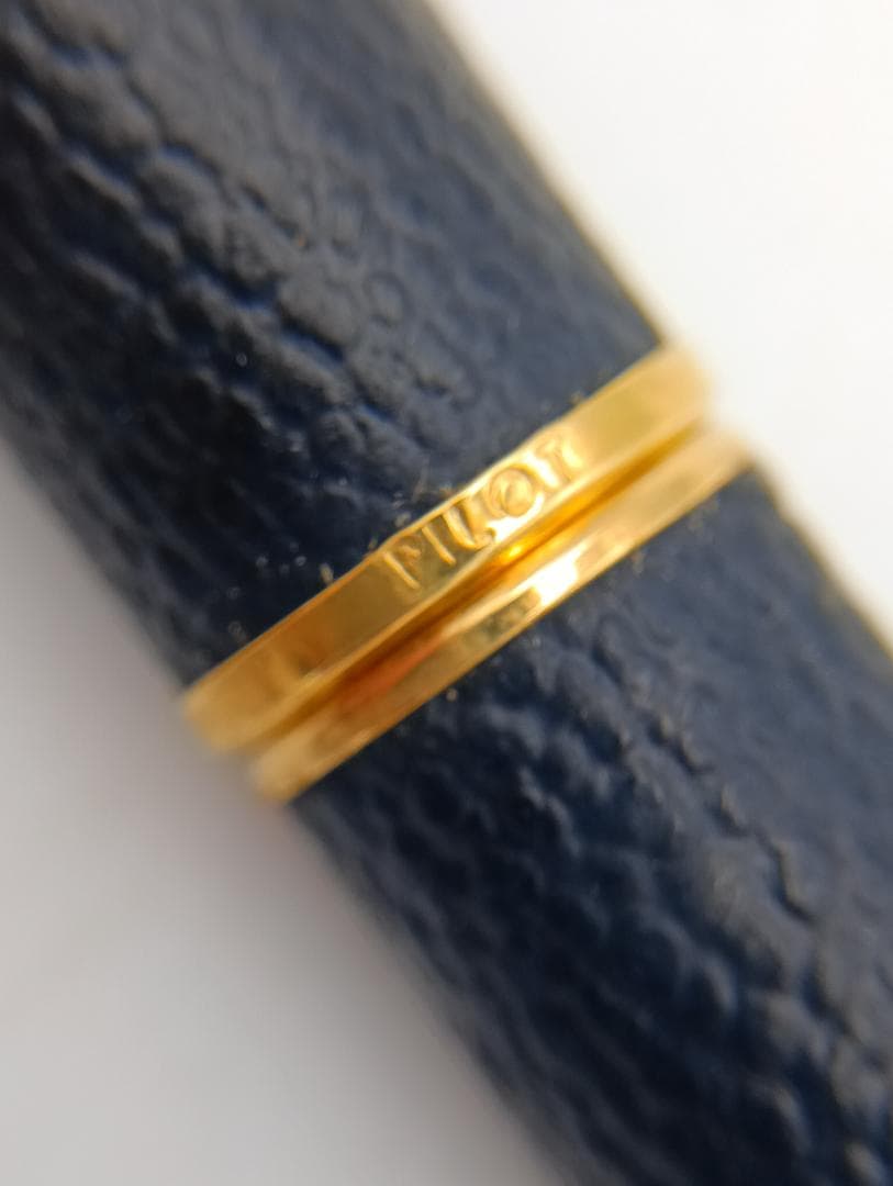 PILOT　パイロット　万年筆　カスタム　革巻き　18K　750　細字　レトロ