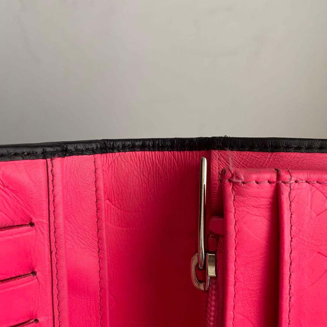 箱カードシール有り✨シャネルカンボンラインマトラッセ長財布ピンクCHANEL