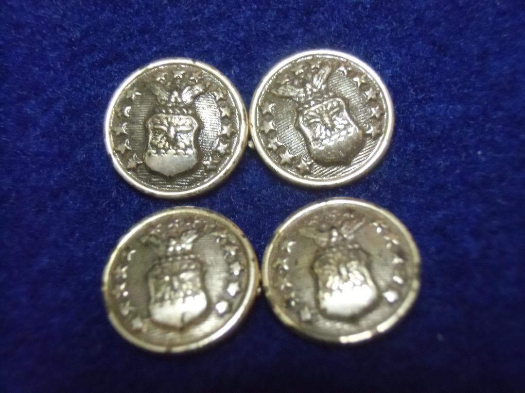 ★アメリカ軍＊空軍＊カフスボタン（実物）