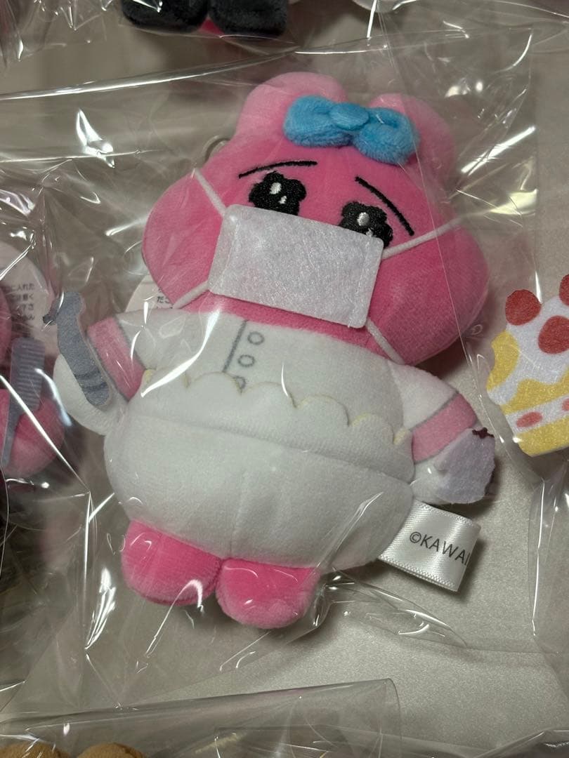 おぱんちゅうさぎ × しまむら ぬいぐるみチャーム 14種 お仕事/シルバー、他