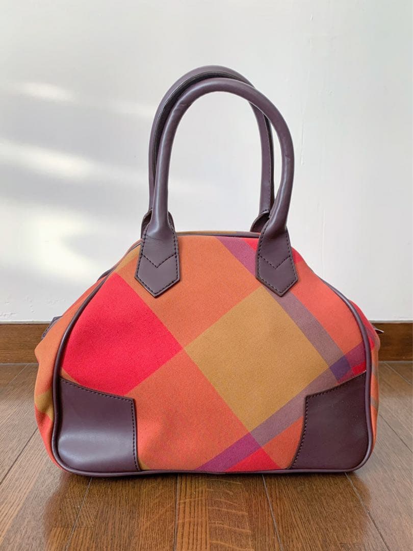 ヴィヴィアン・ウエストウッド ヤスミン ハンドバッグ チェック