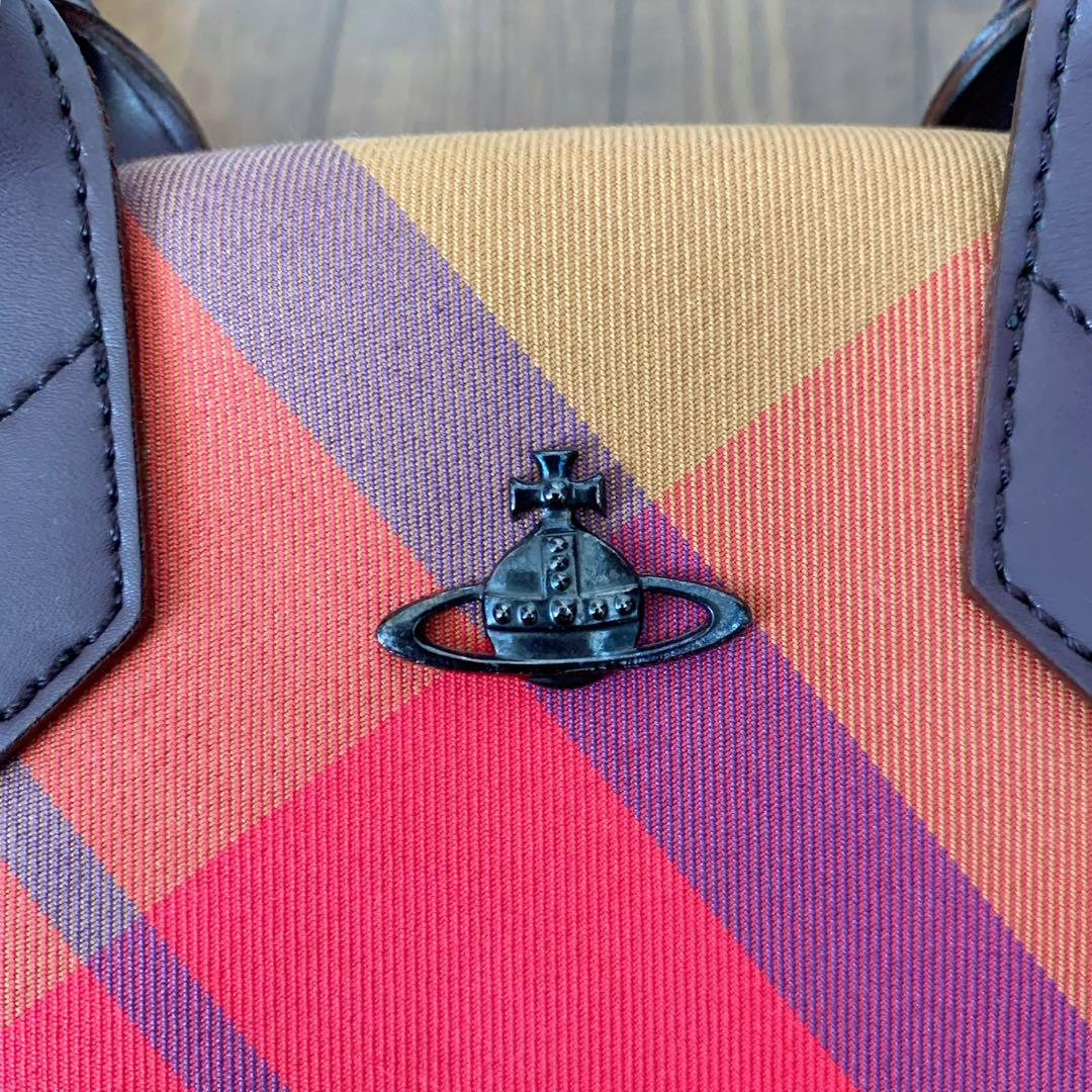 ヴィヴィアン・ウエストウッド ヤスミン ハンドバッグ チェック