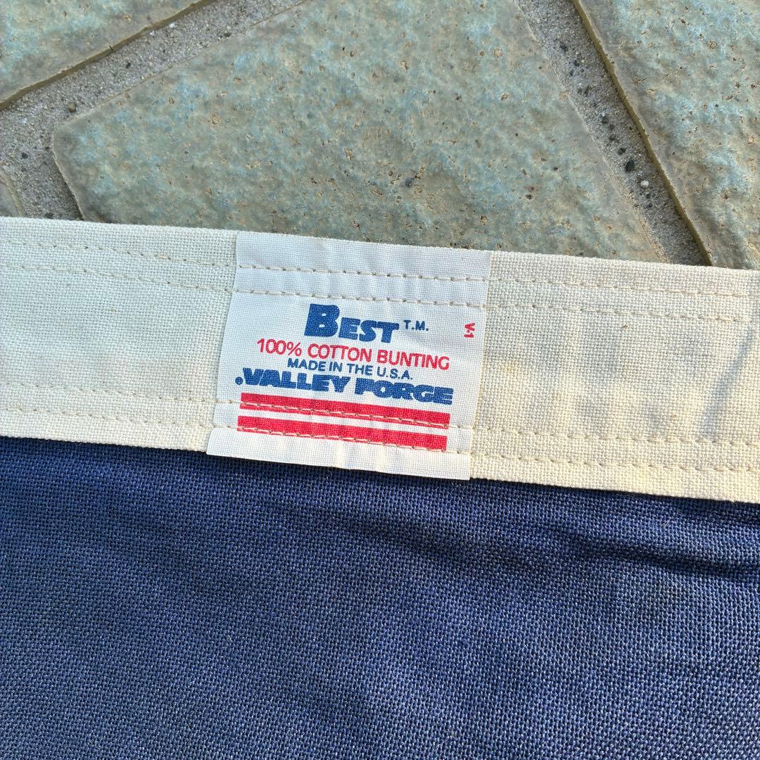 特大サイズ！BIG アメリカヴィンテージ星条旗刺繍フラッグ旗USA製アンティーク