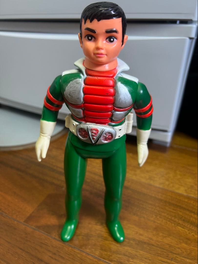 仮面ライダーV3 面トレ　ソフビ