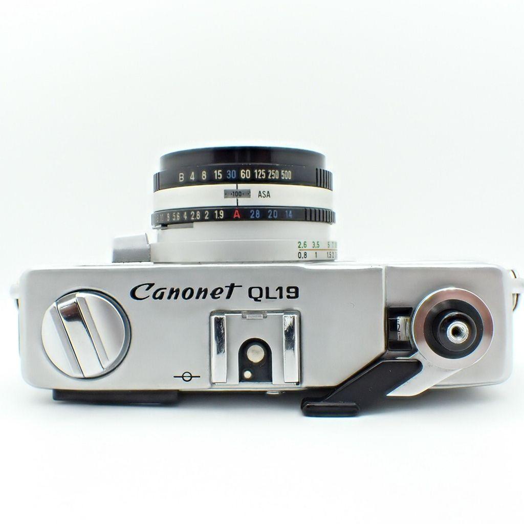 【動作確認済】CANON New Canonet QL19 G-Ⅲ電池&ケース付