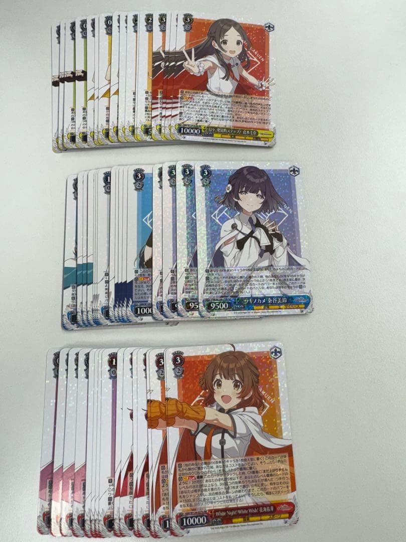 ヴァイスシュヴァルツ　学園アイドルマスター　RR以下4コン b