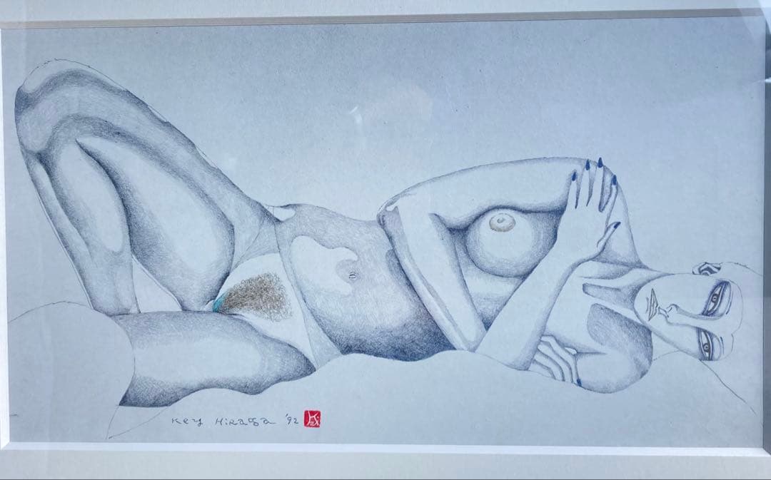 平賀敬さん裸婦像1992年作