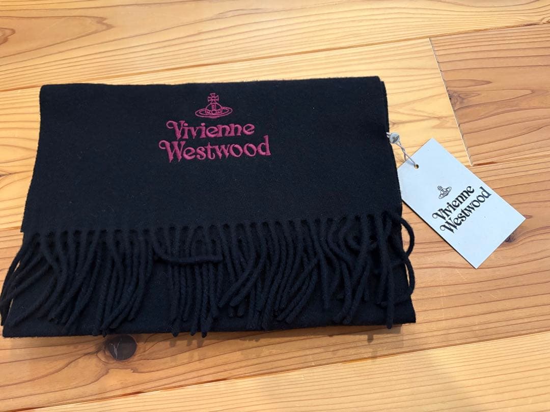 Vivienne Westwood ブラックマフラー