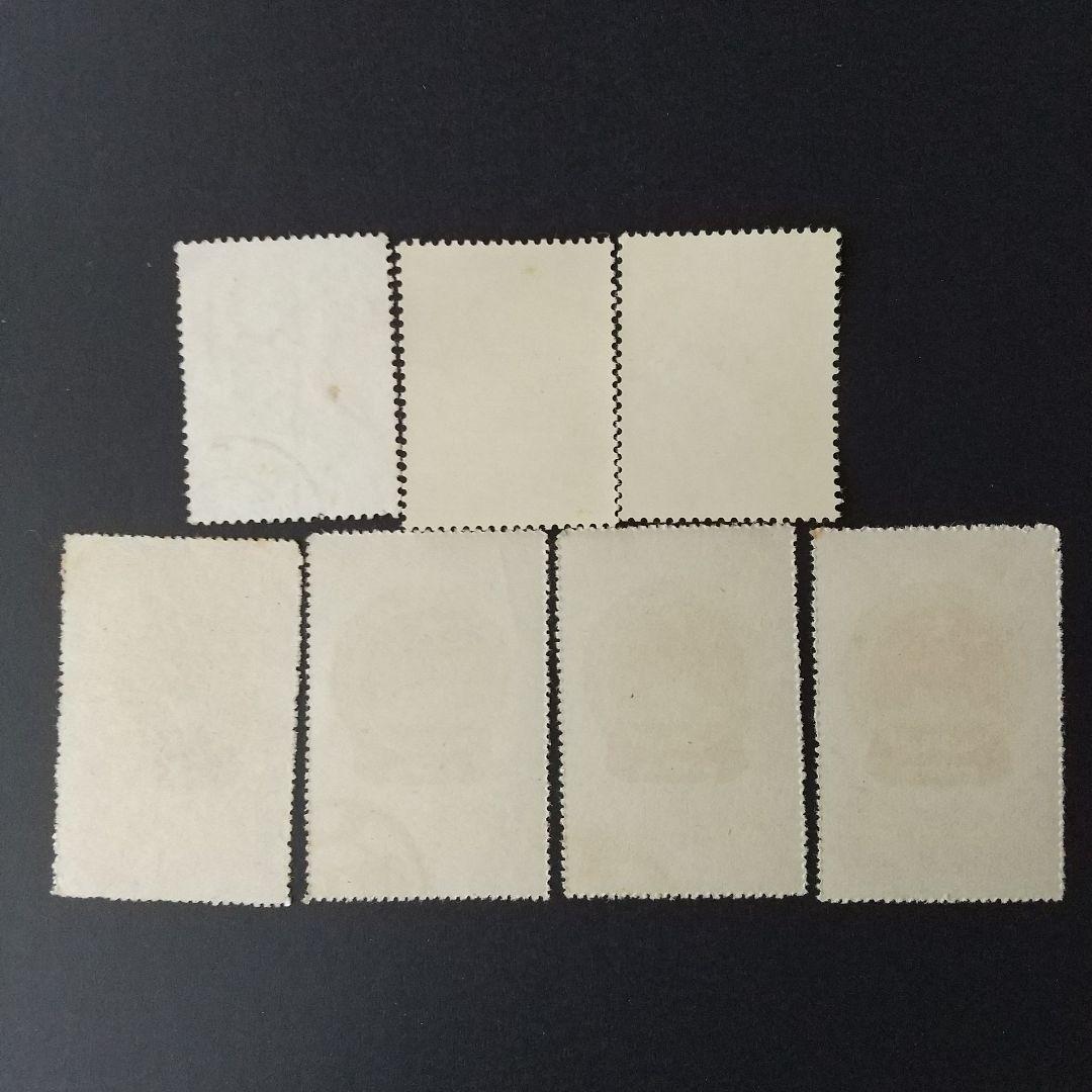 中国切手紀67~70《中華人民共和国成立十周年》第一組〜四組18種消印有‘59年