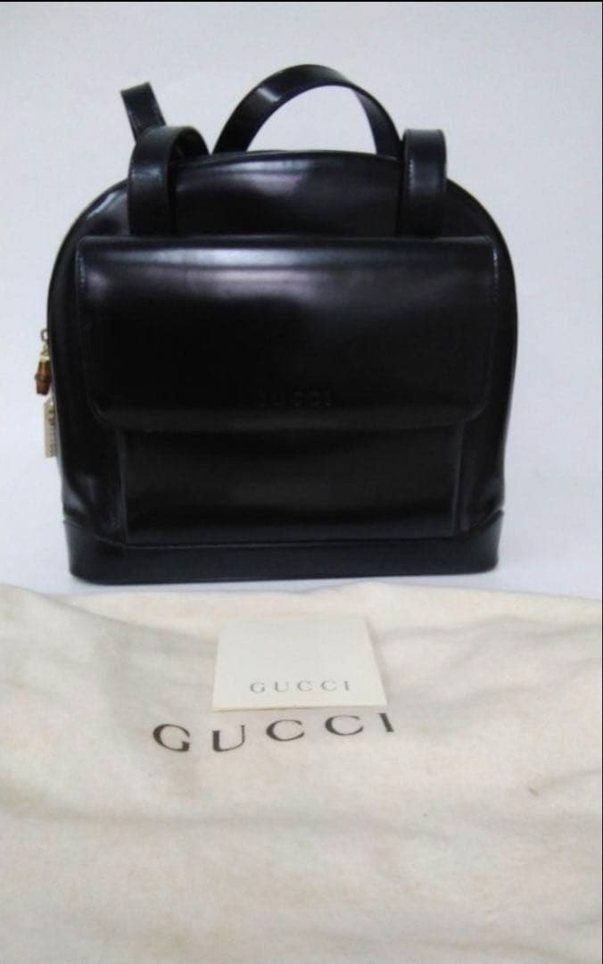 【新品未使用】GUCCI ヴィンテージ レザーバッグ