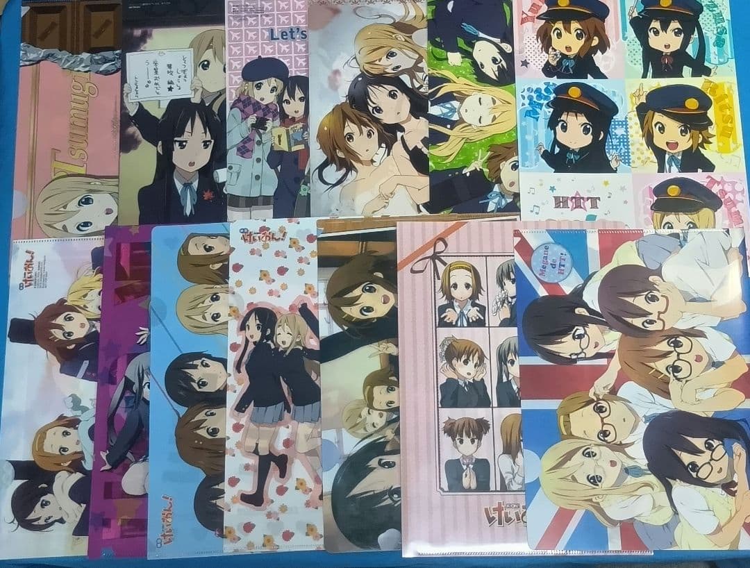 けいおん　琴吹紬　クリアファイル　36点セット　まとめ売り