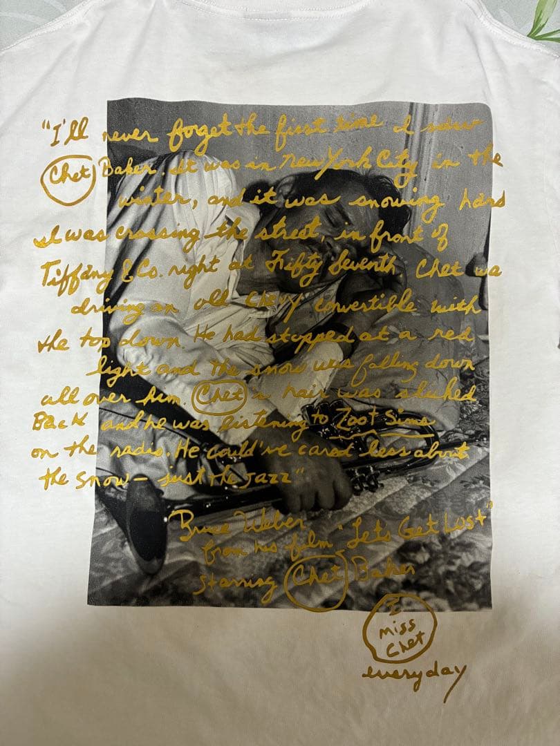 Bruce Weber \" let's get lost\" Tシャツ