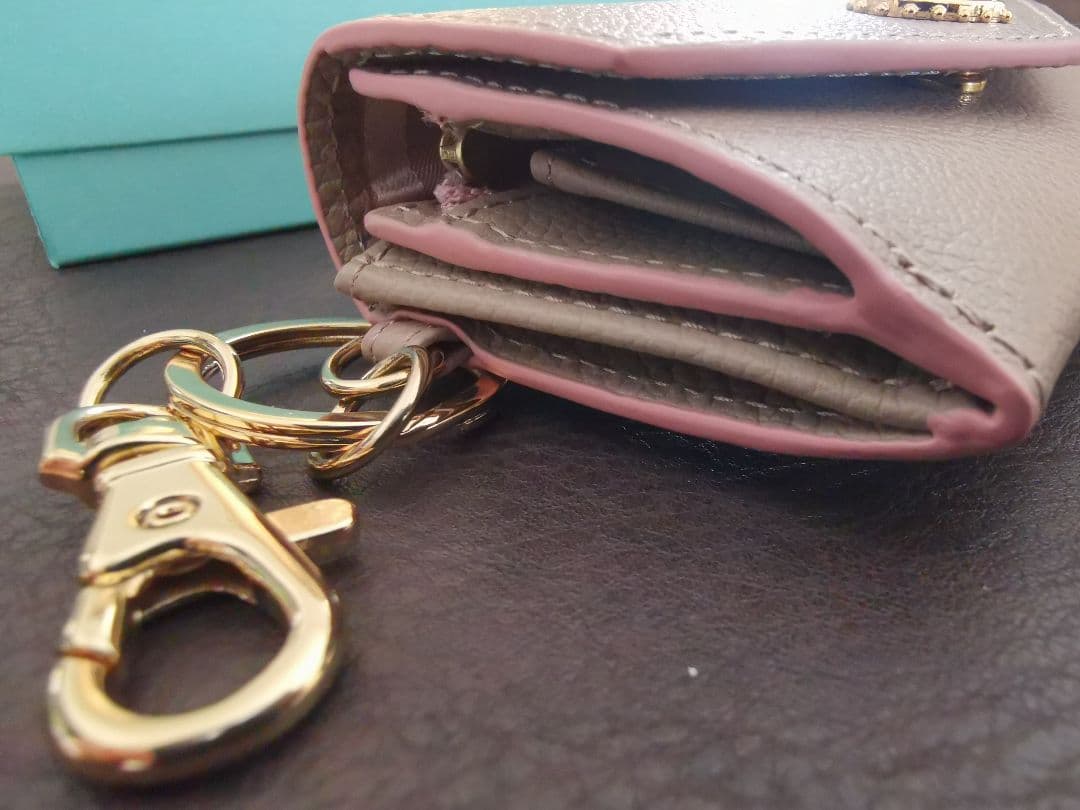 (新品)サマンサタバサ 牛革ミニミニ財布・ケース・キーフォルダー