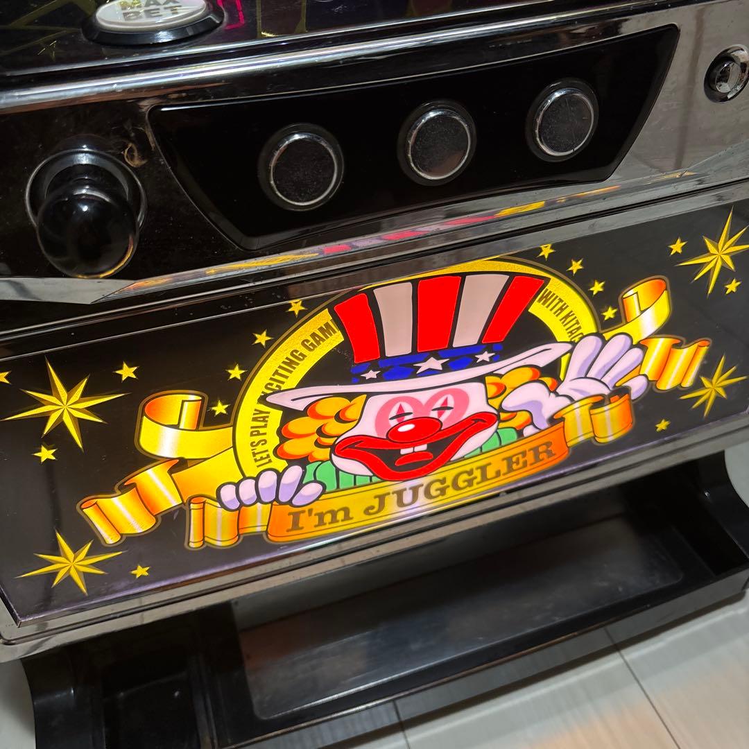 ジャグラー 実機 ブラックパネル アイムジャグラー 希少 不要機