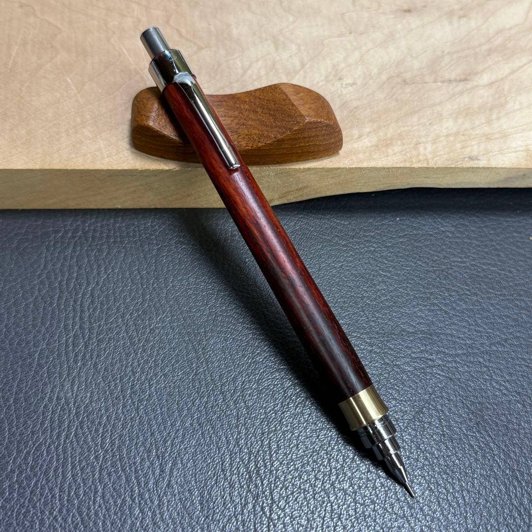 187紅木　木製シャーペン　最強低重心R 真鍮