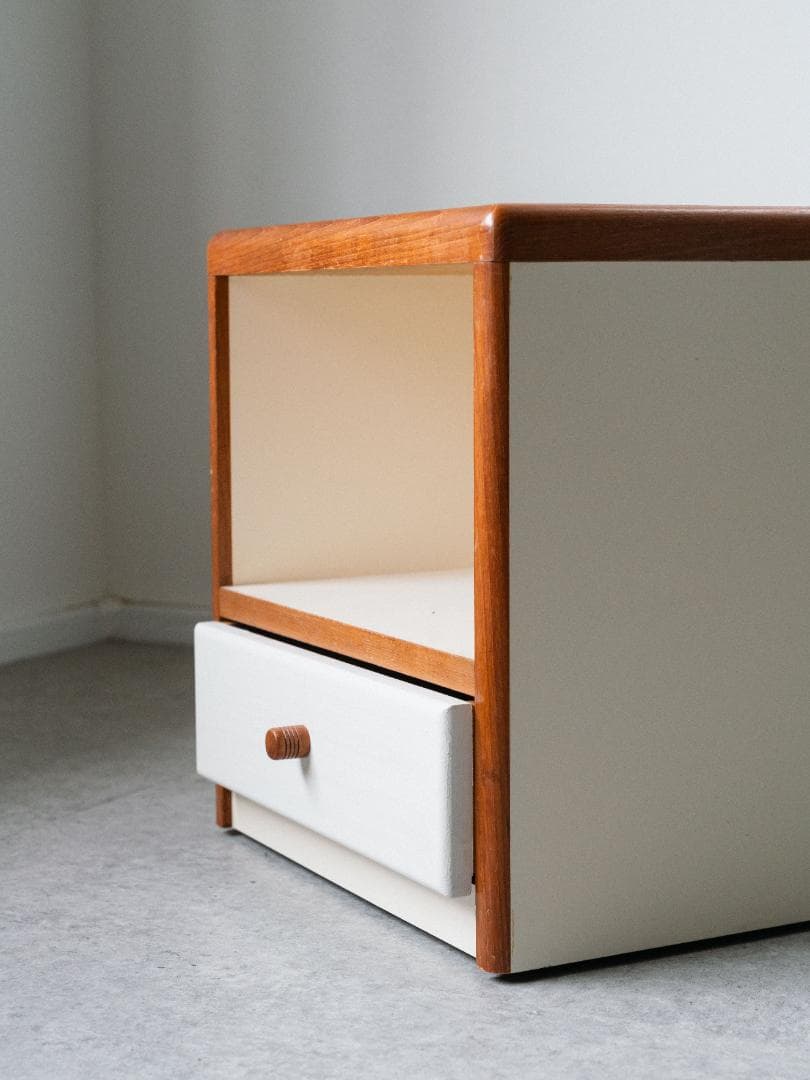 vintage サイドボード 収納 スツール キャスター付 レトロ モダン