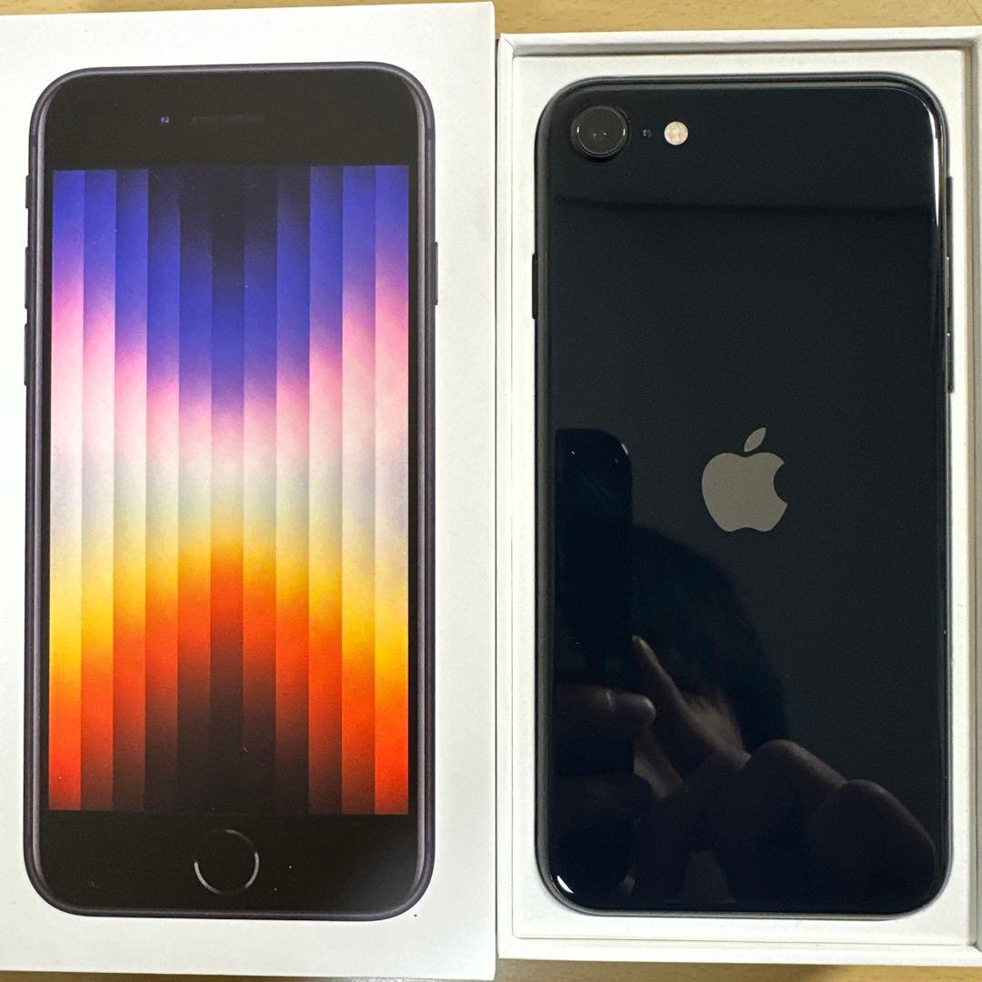 美品 iPhone SE 第3世代 バッテリー100% 128GB apple