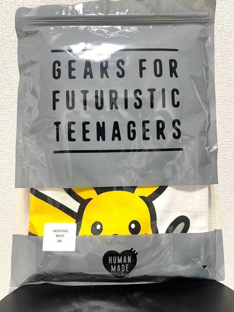ポケモン ヒューマンメイド Tシャツ ホワイト グレー 札幌限定