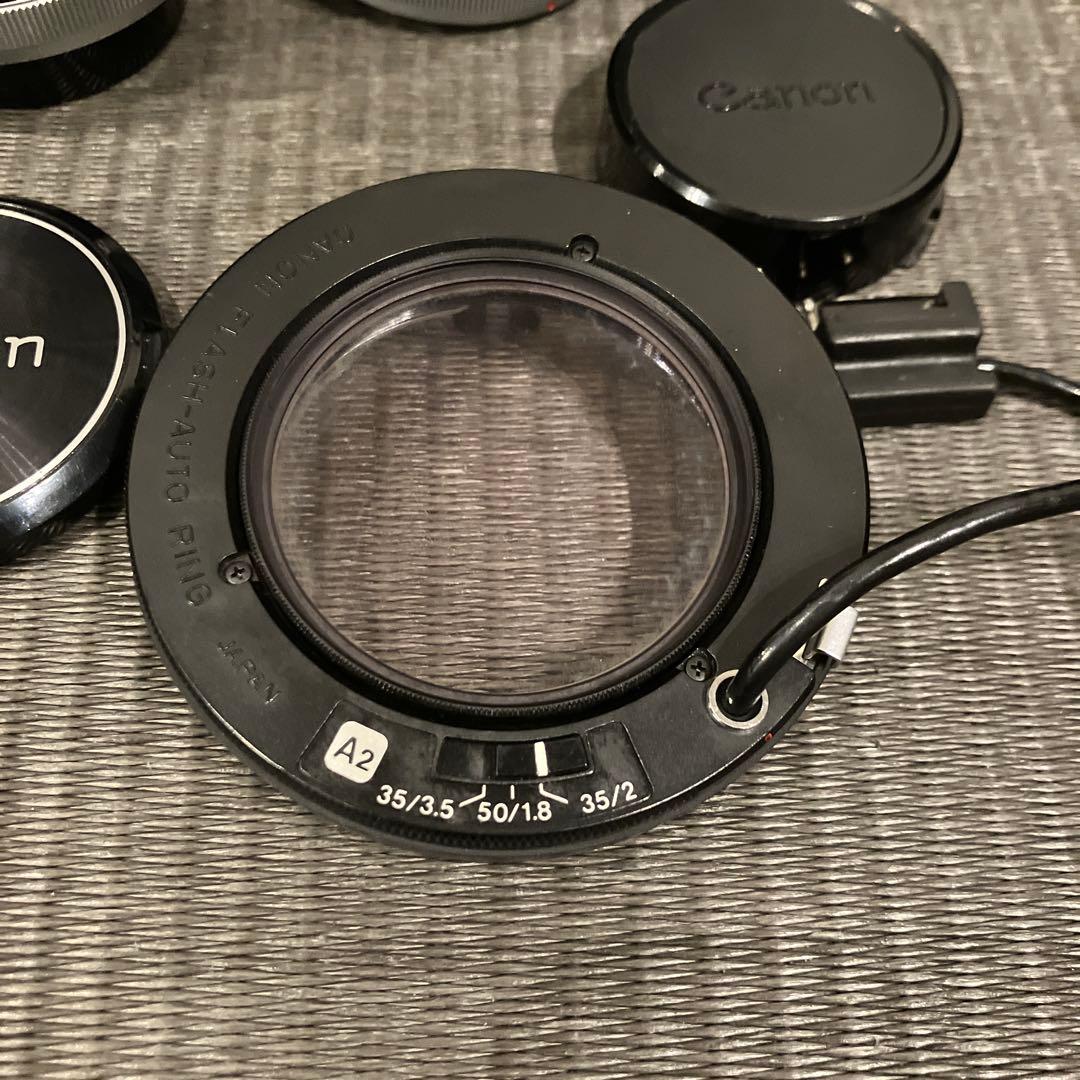 【昭和レトロ】Canonキャノン　FTb 一眼レフカメラ・レンズ等　セット！！