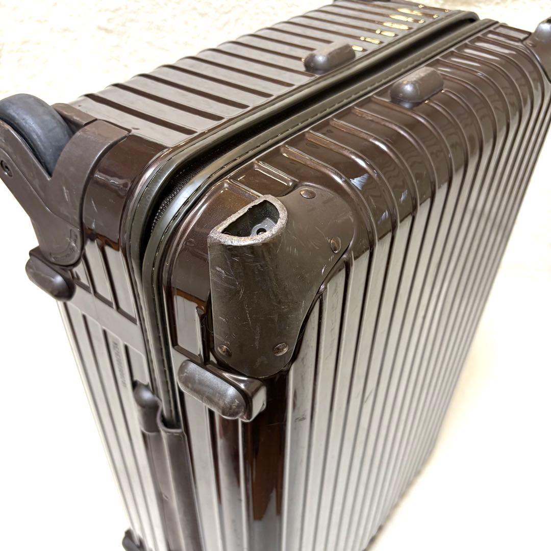 良品 リモワ サルサデラックス 35L 機内持ち込み 2輪 TSAロック 茶色
