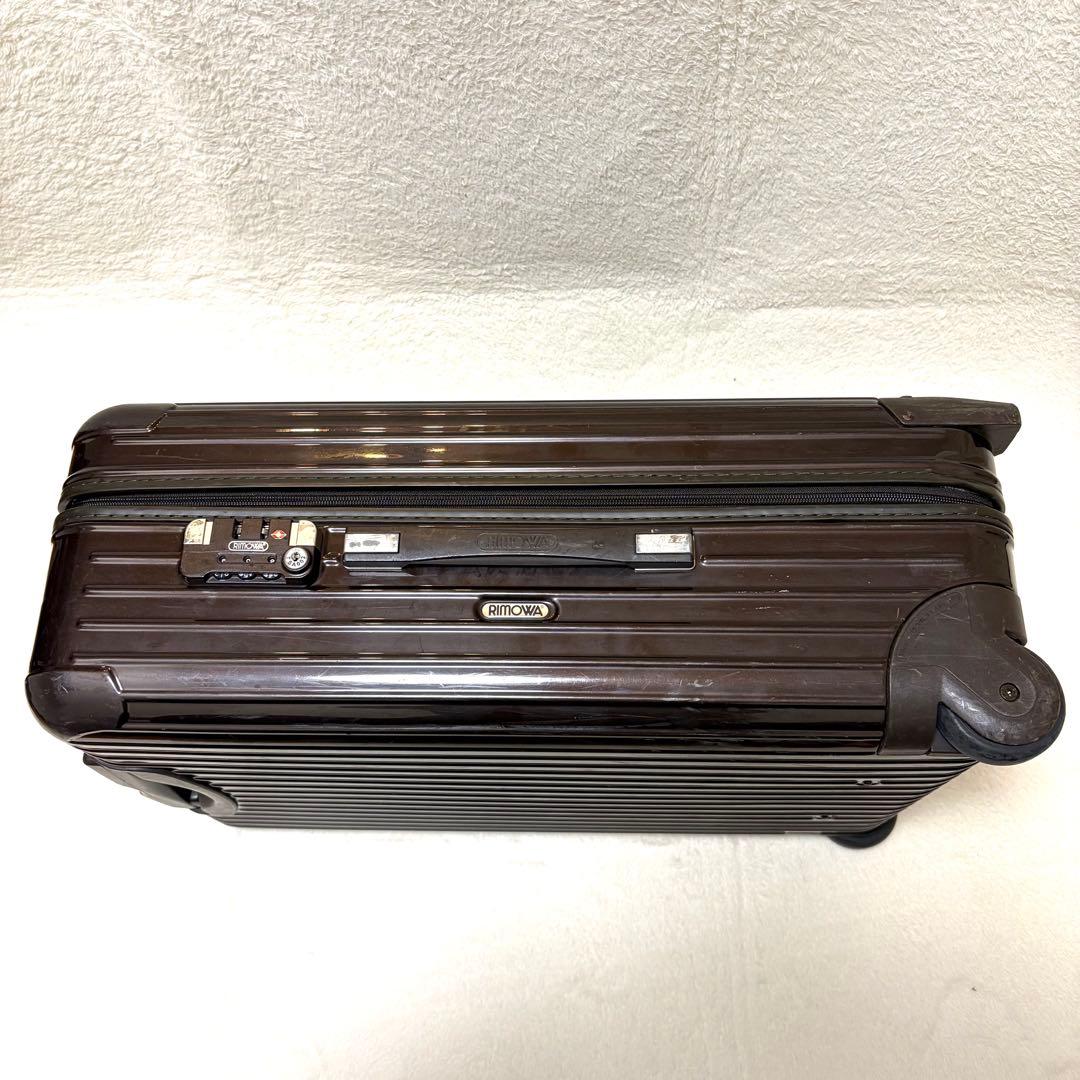 良品 リモワ サルサデラックス 35L 機内持ち込み 2輪 TSAロック 茶色