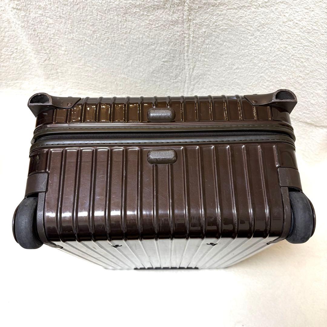良品 リモワ サルサデラックス 35L 機内持ち込み 2輪 TSAロック 茶色