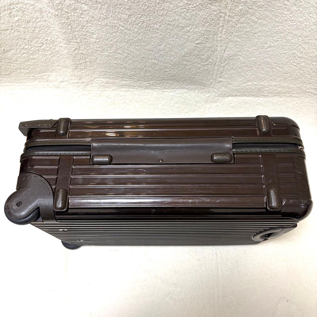 良品 リモワ サルサデラックス 35L 機内持ち込み 2輪 TSAロック 茶色