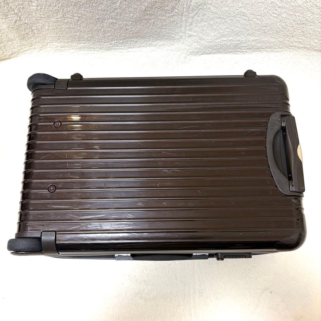 良品 リモワ サルサデラックス 35L 機内持ち込み 2輪 TSAロック 茶色