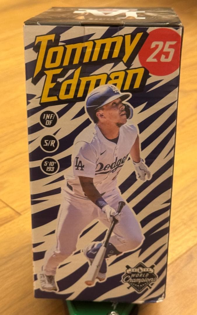 トミーエドマン☆スタジアム限定配布☆ボブルヘッド☆未開封☆背番号: 25