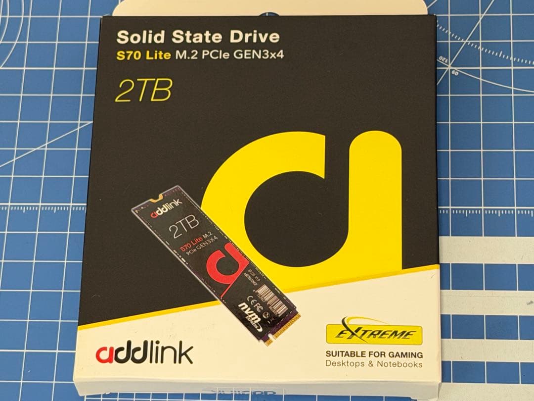 内蔵型SSD addlink S70 Lite 2TB SSD M.2 PCIe Gen3