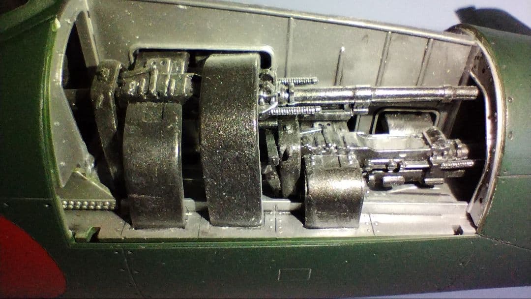 プラモデル完成機　1/32　震電