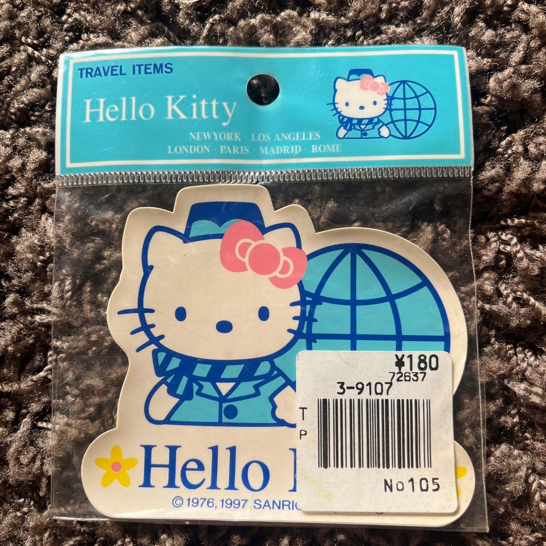 【激レア/極美品】1997年当時物 ハローキティ ダイカット 2枚