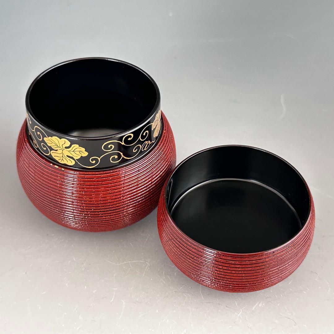 茶道具　瓢　茶入　川瀬表完　共箱　塗師　漆芸　京塗り　薄茶器　棗　茶会