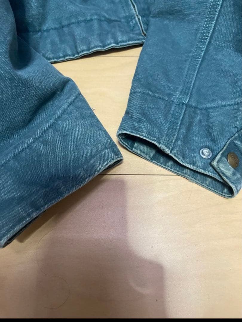 Carhartt デニムジャケット 青緑色