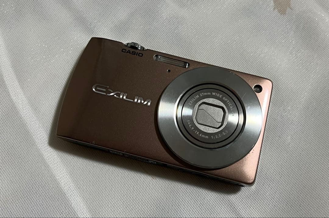 CASIO EXILIM コンパクトデジタルカメラ ブラウン