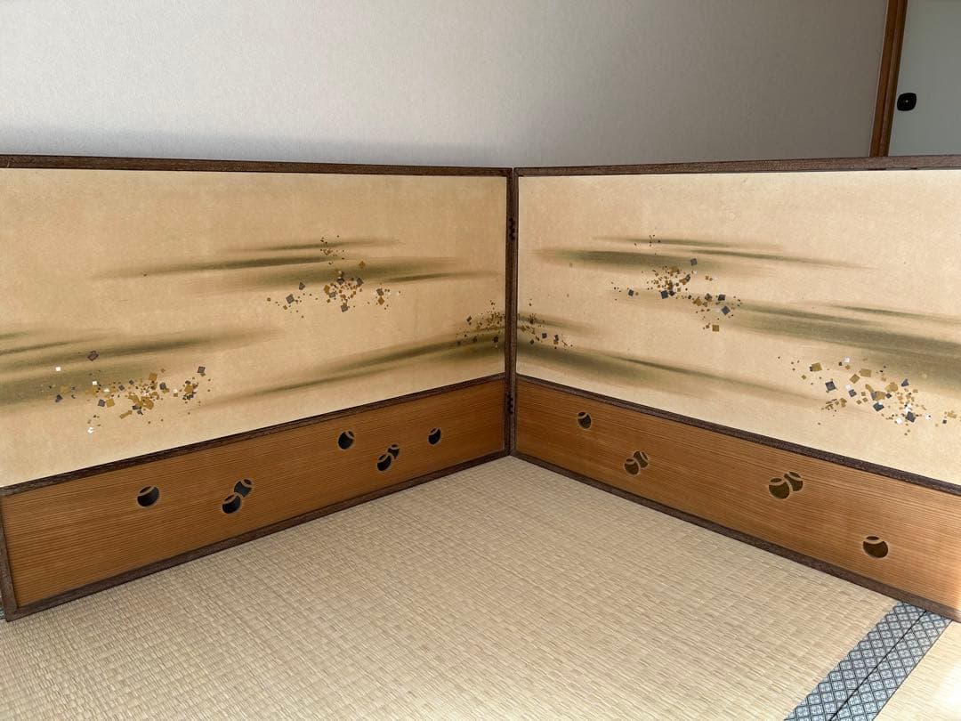 茶道　風炉先屏風　ふろさきびょうぶ