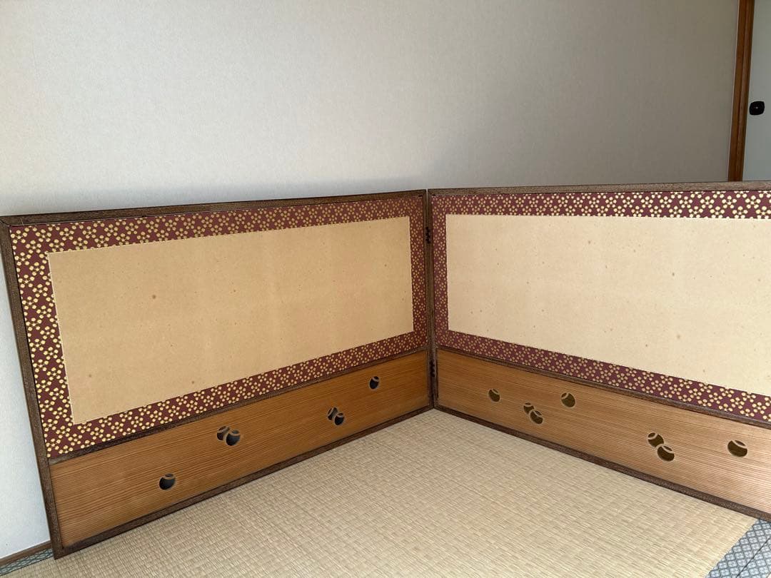 茶道　風炉先屏風　ふろさきびょうぶ