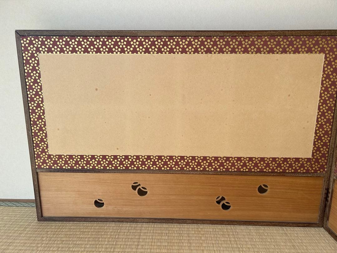 茶道　風炉先屏風　ふろさきびょうぶ