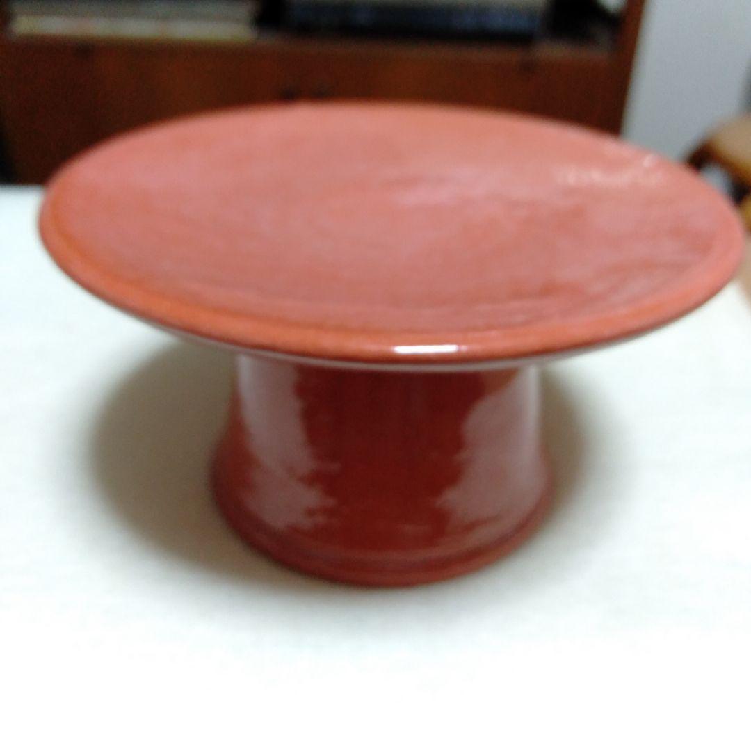 松楽　赤　供茶茶盌の三点